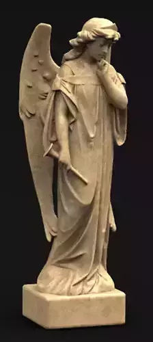 Angel 6 3D model statue