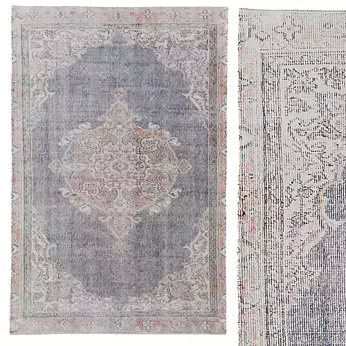 Urban Outfitters Stella Printed Rug 3D model