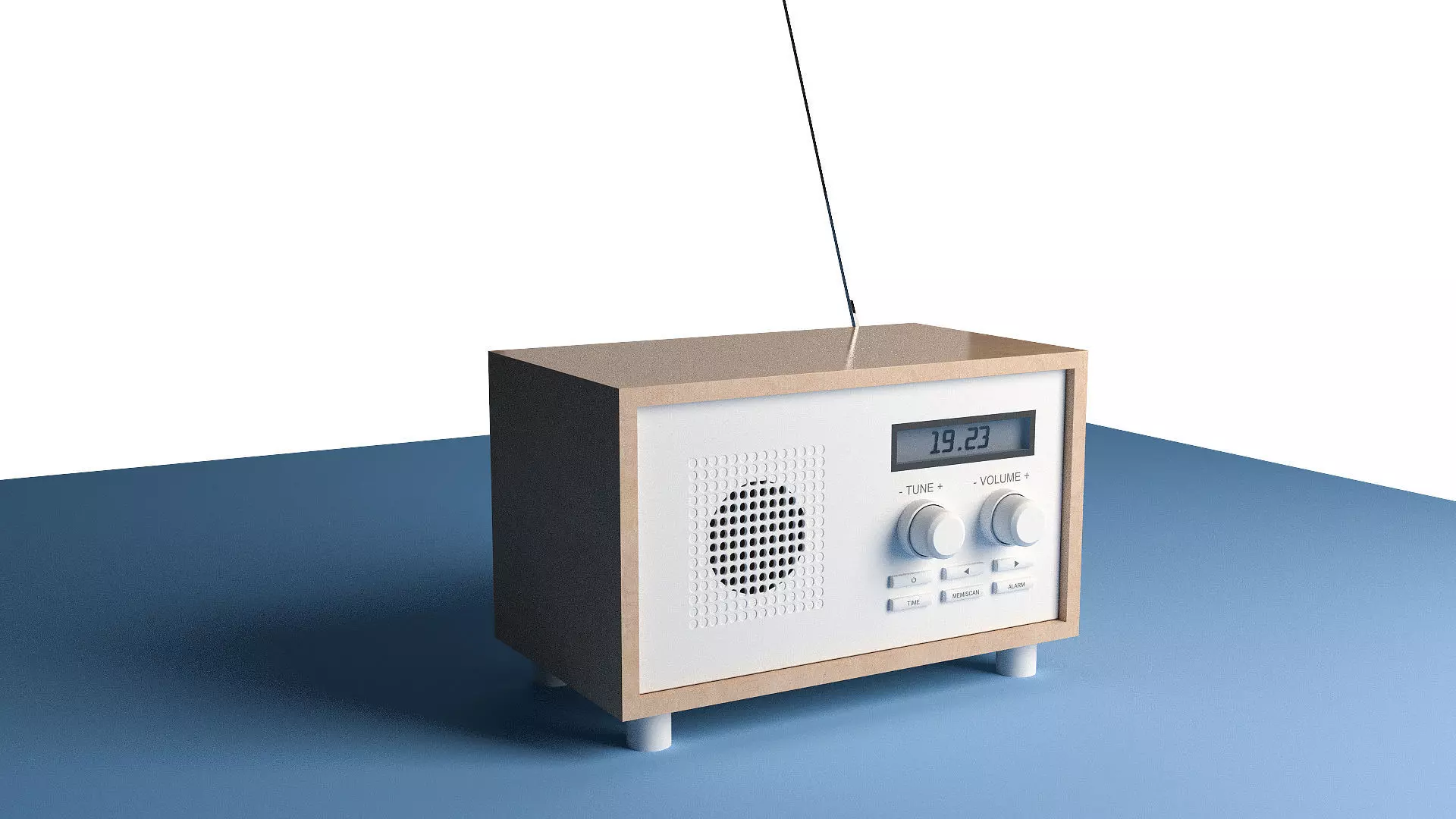 Modern Sweet Radio 3D model_0