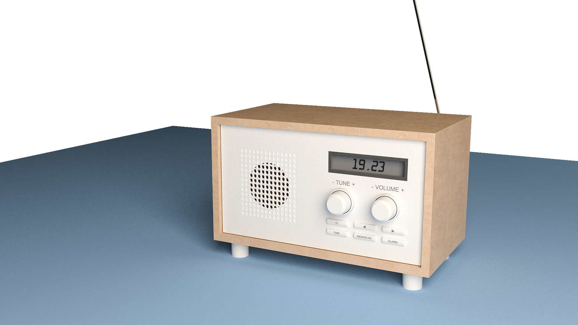 Modern Sweet Radio 3D model_1