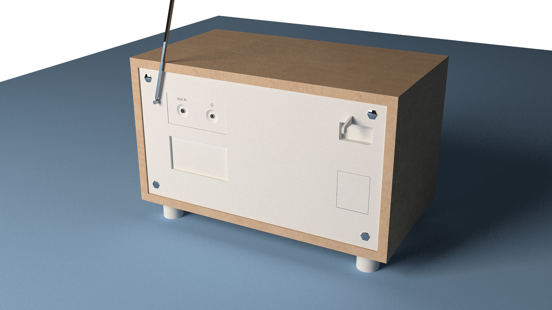 Modern Sweet Radio 3D model_3
