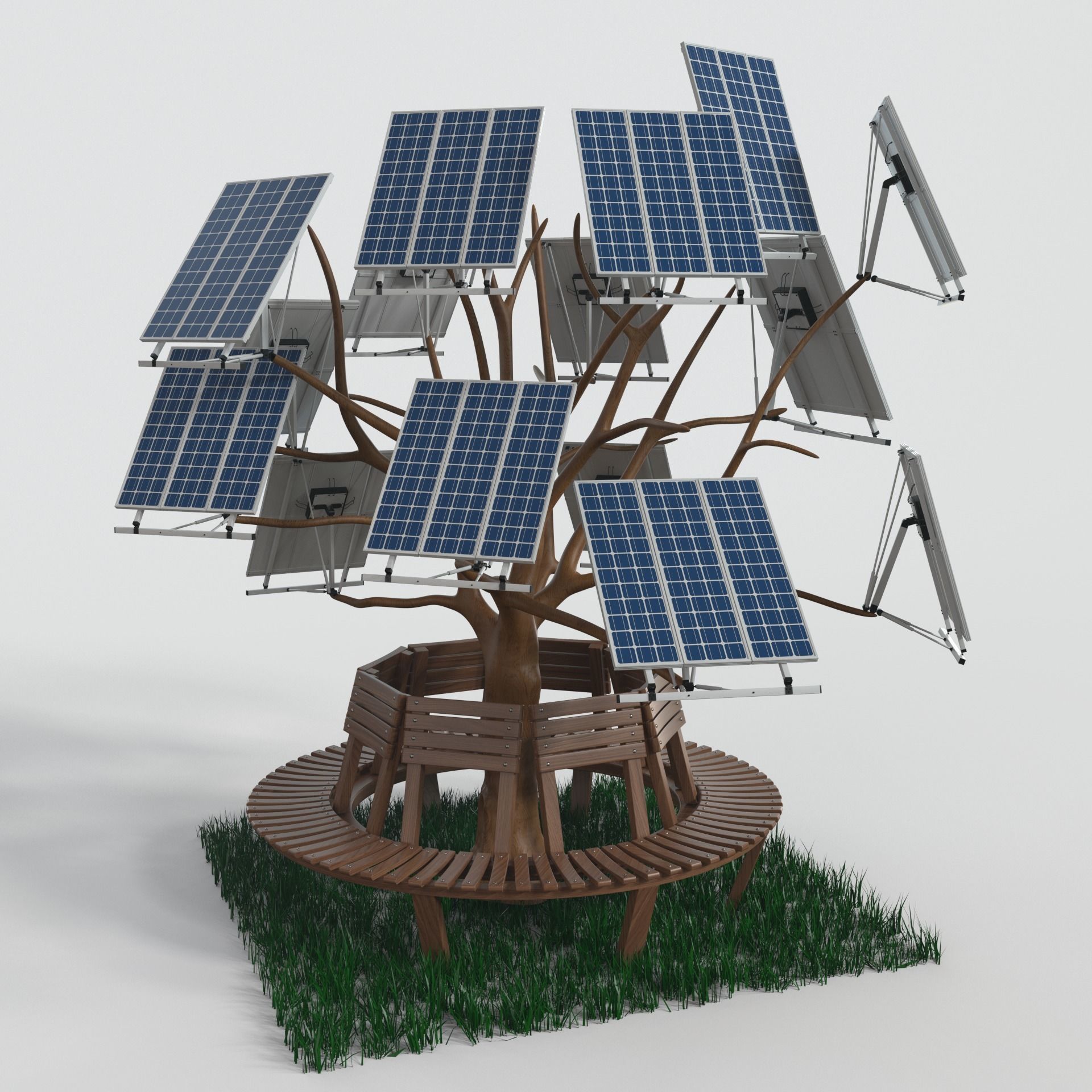 Solar Cell 3D model_1