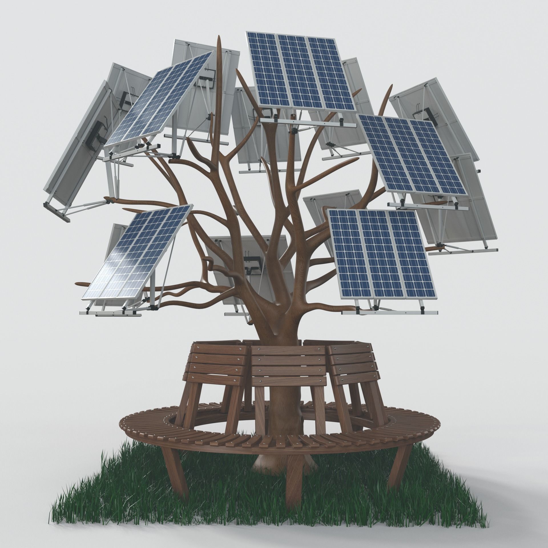 Solar Cell 3D model_3