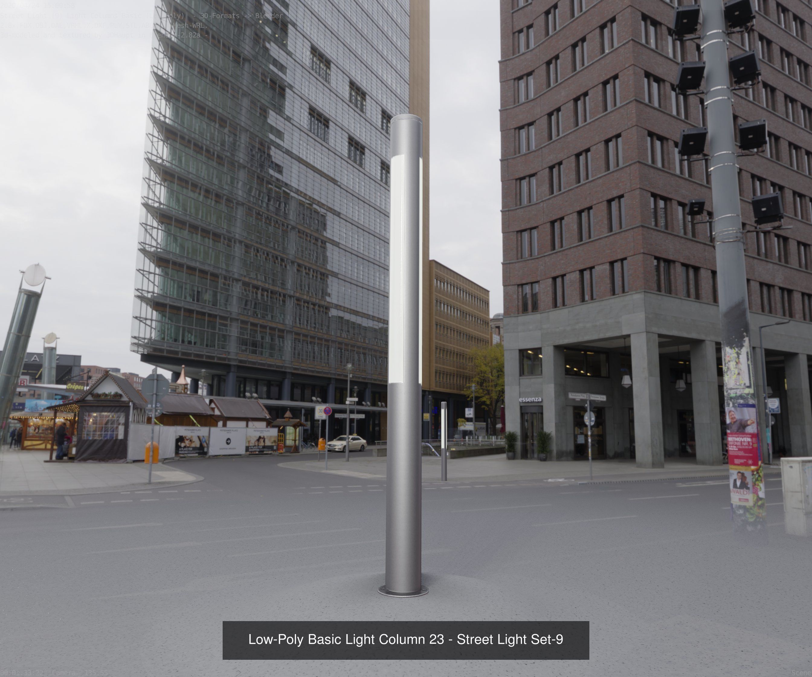 Street-Lights -9- Full Package 3D Model Collection_36