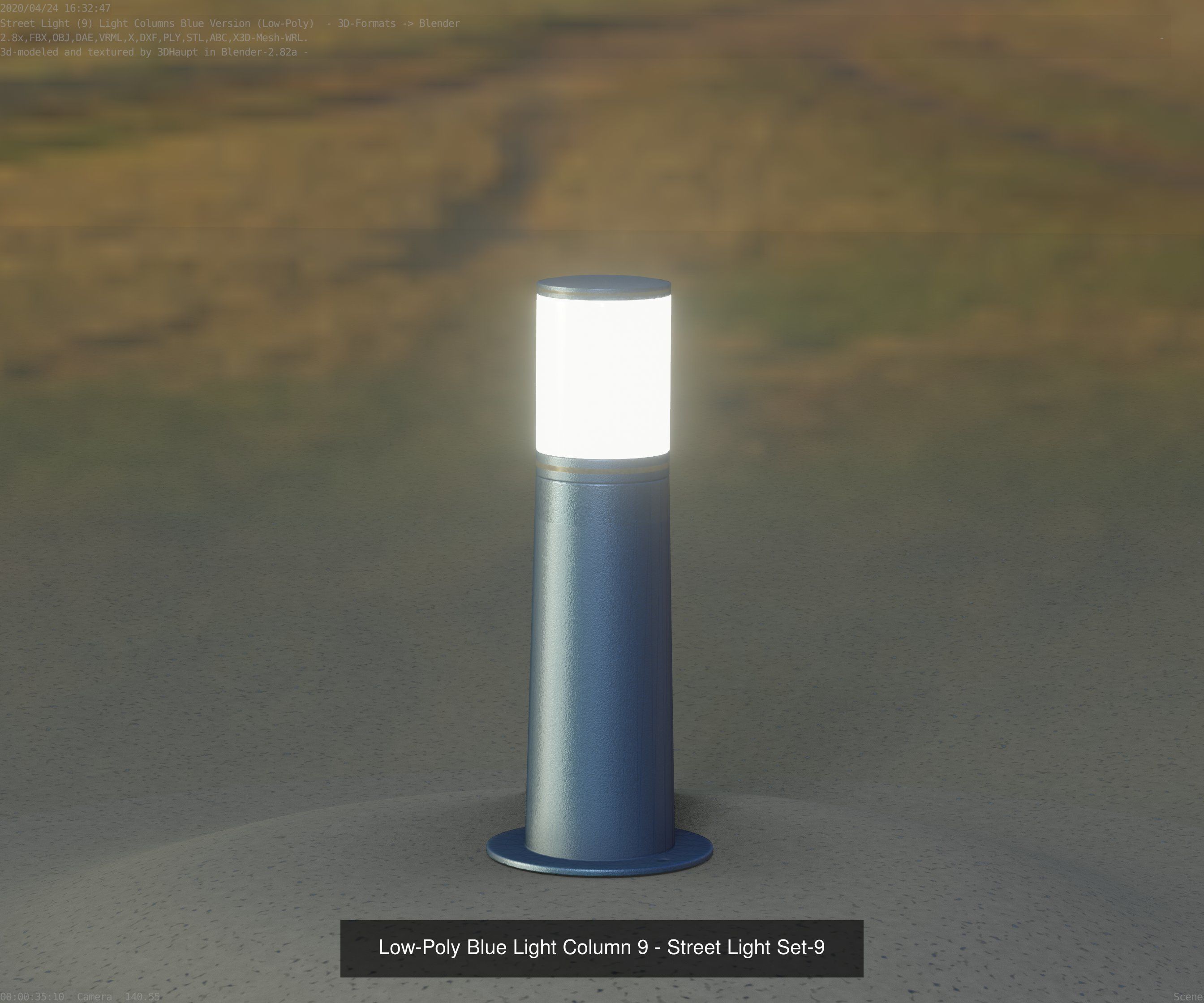 Street-Lights -9- Full Package 3D Model Collection_80