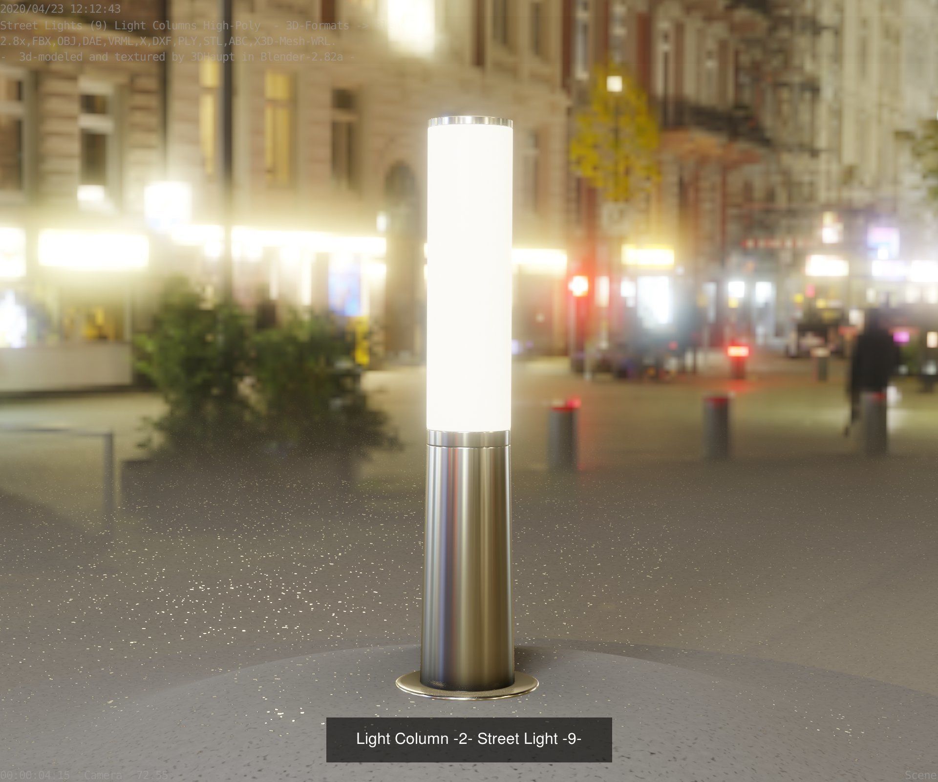 Street-Lights -9- Full Package 3D Model Collection_14