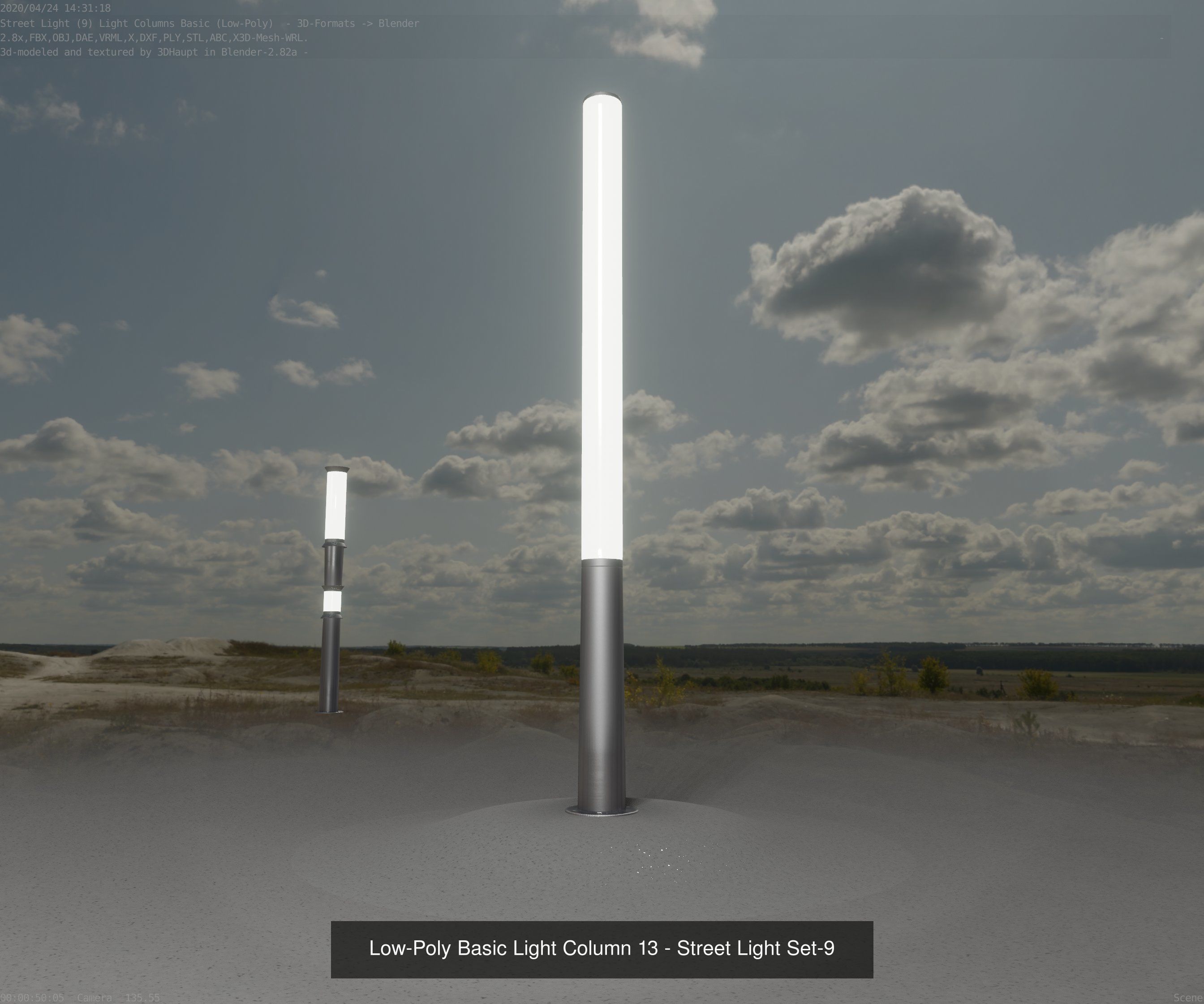 Street-Lights -9- Full Package 3D Model Collection_25