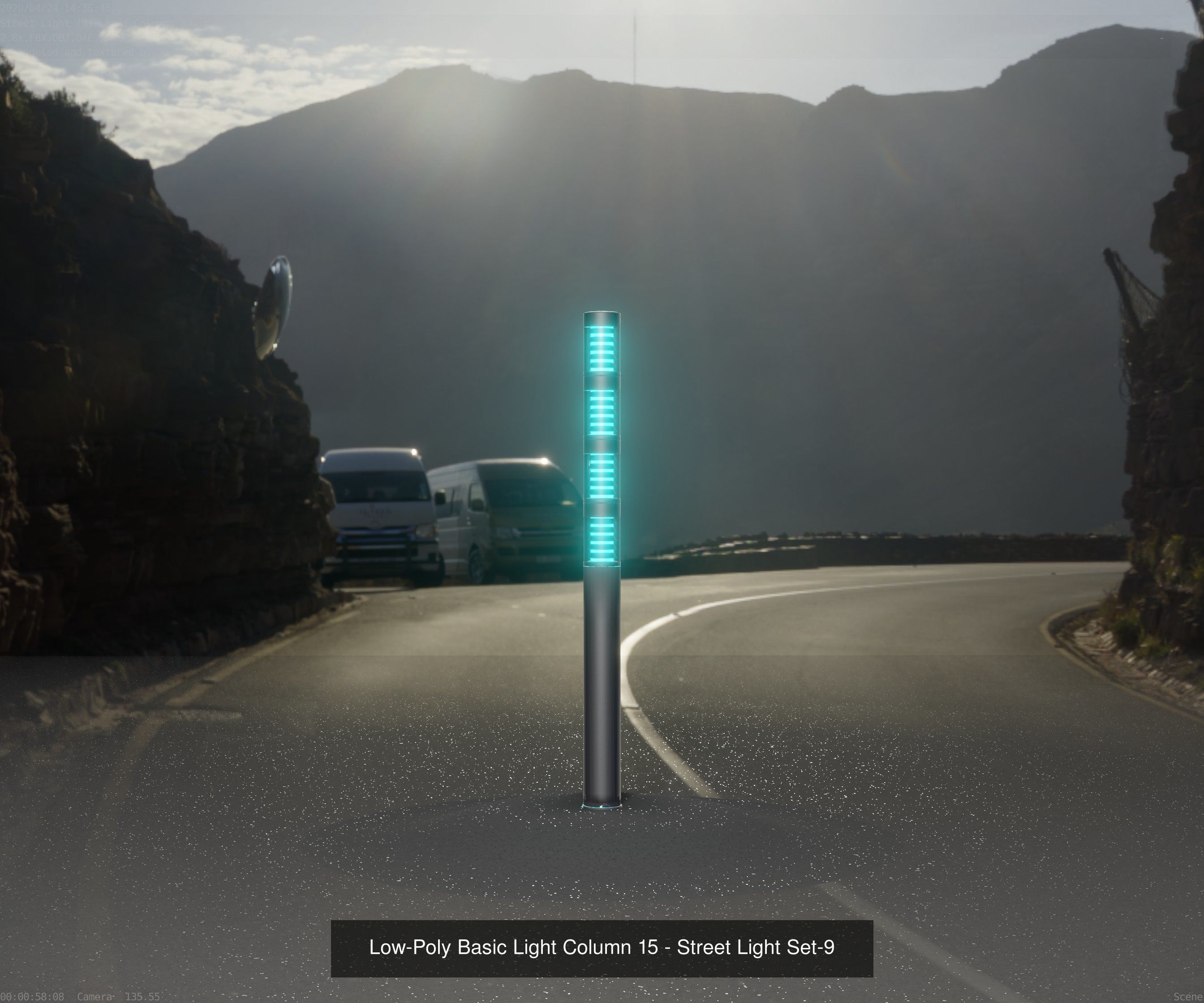 Street-Lights -9- Full Package 3D Model Collection_27