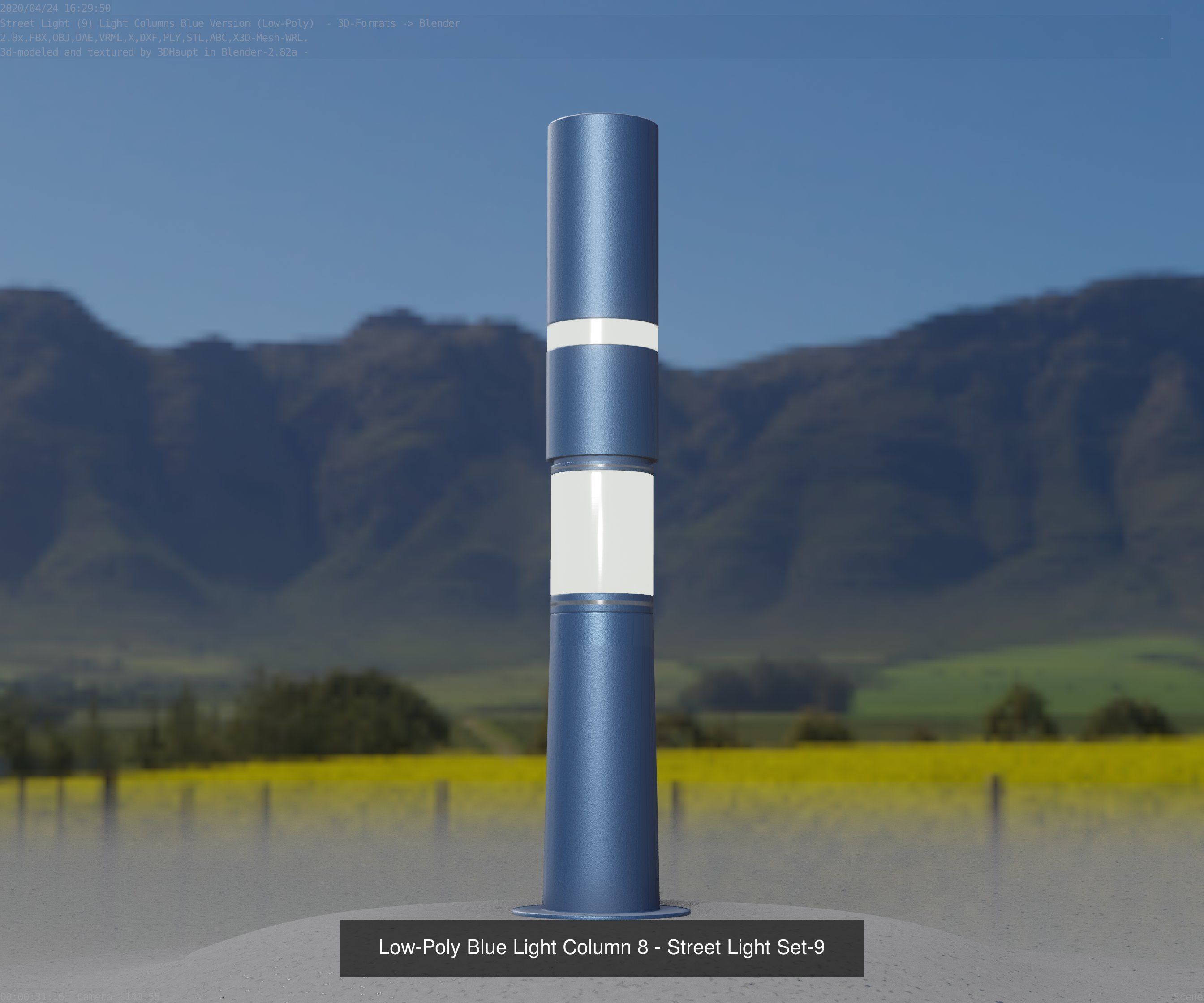 Street-Lights -9- Full Package 3D Model Collection_79