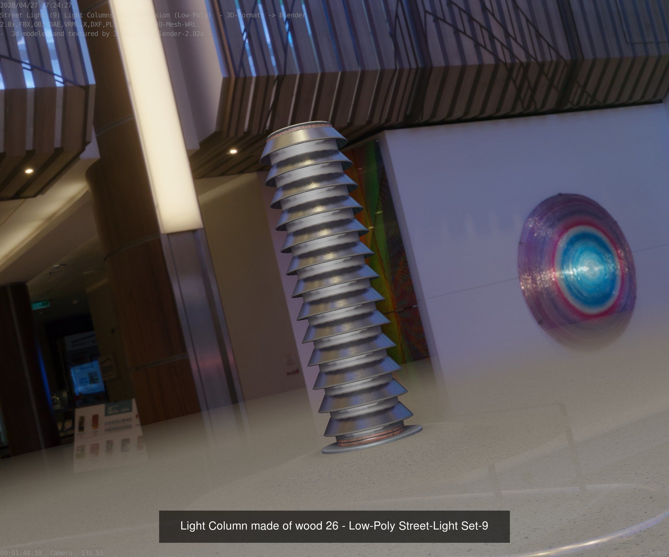 Street-Lights -9- Full Package 3D Model Collection_129