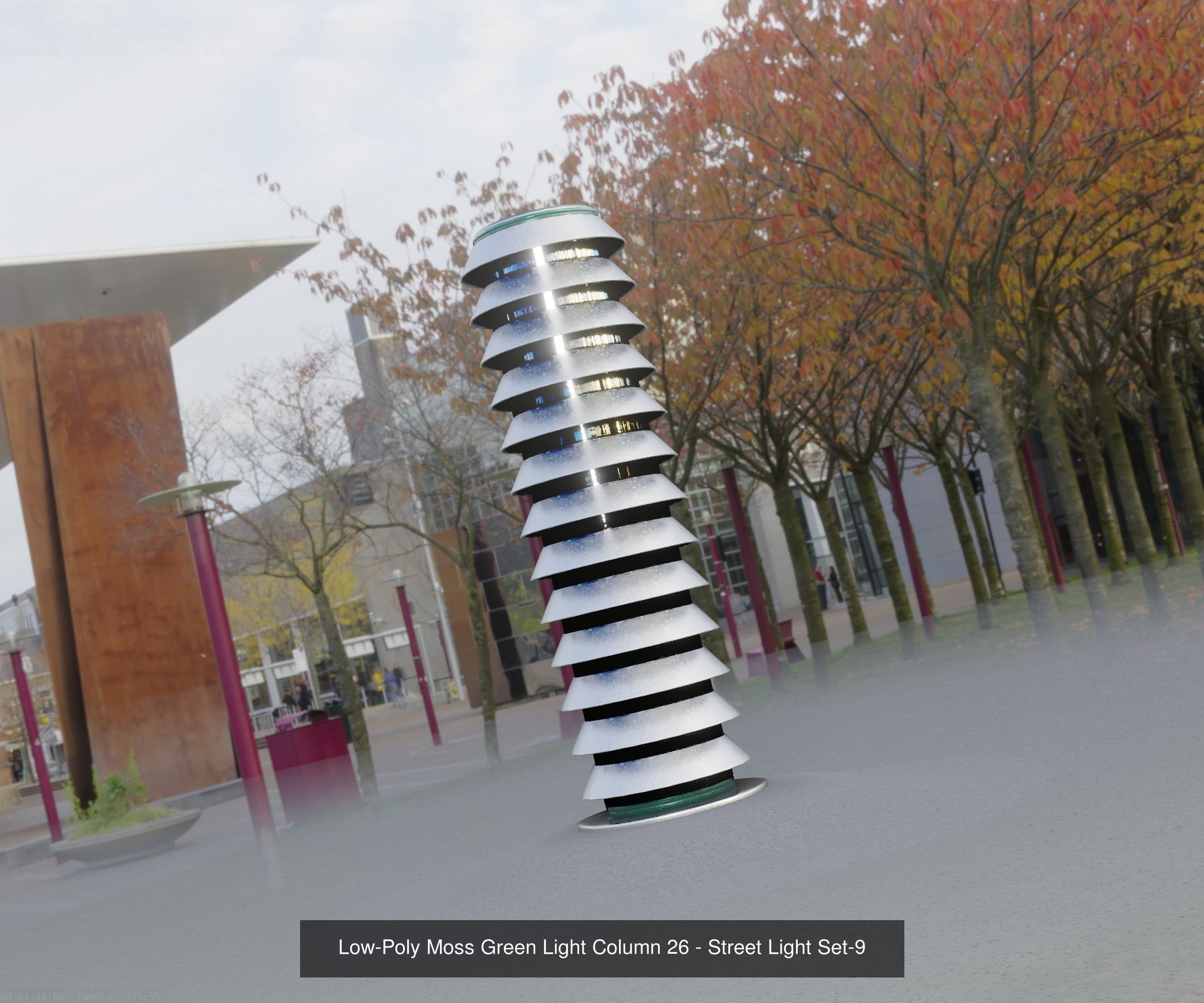 Street-Lights -9- Full Package 3D Model Collection_99