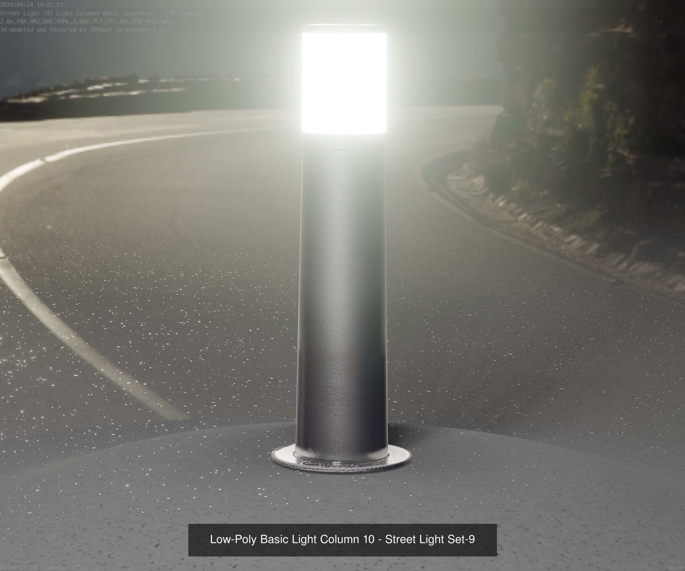 Street-Lights -9- Full Package 3D Model Collection_22