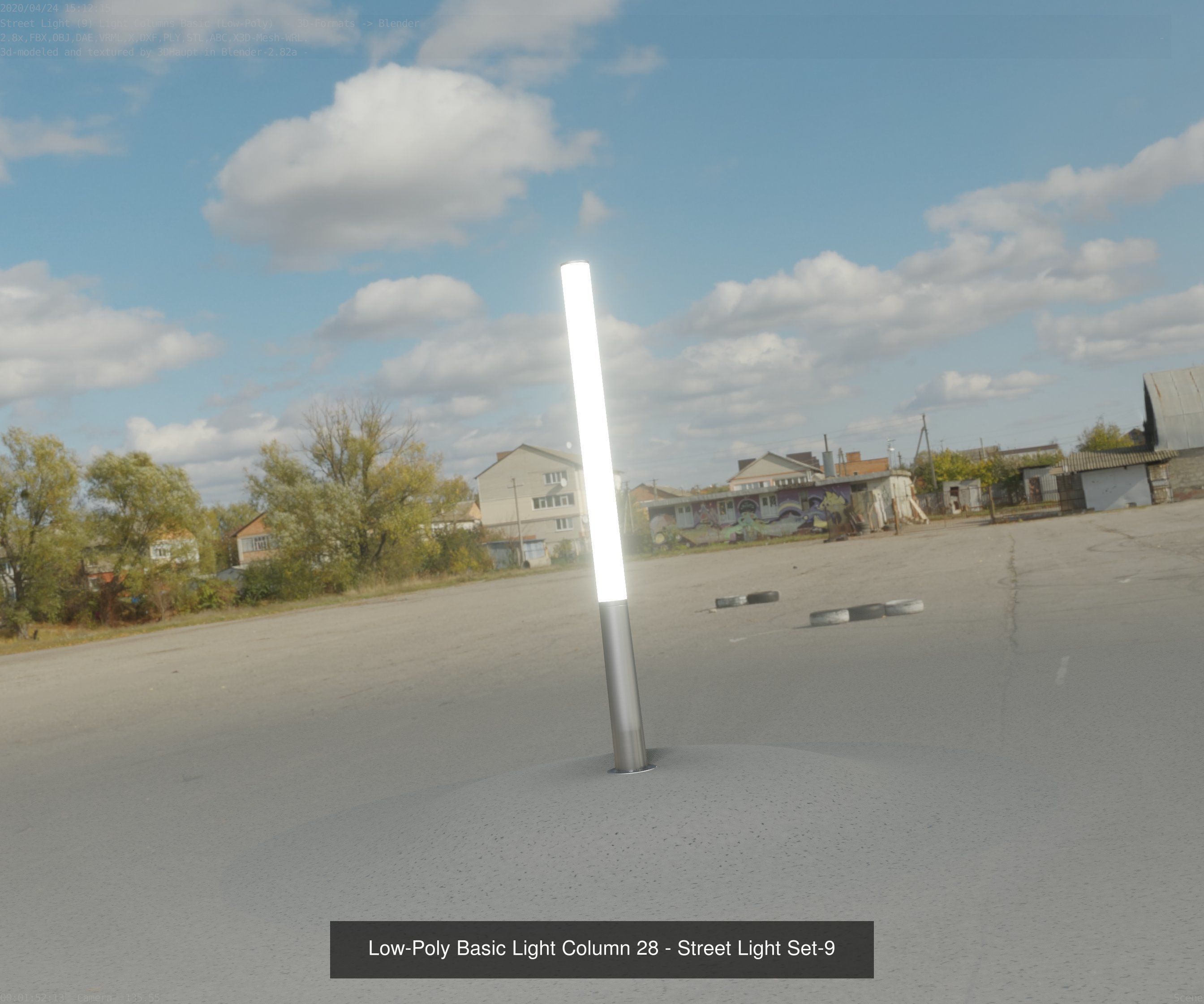 Street-Lights -9- Full Package 3D Model Collection_40