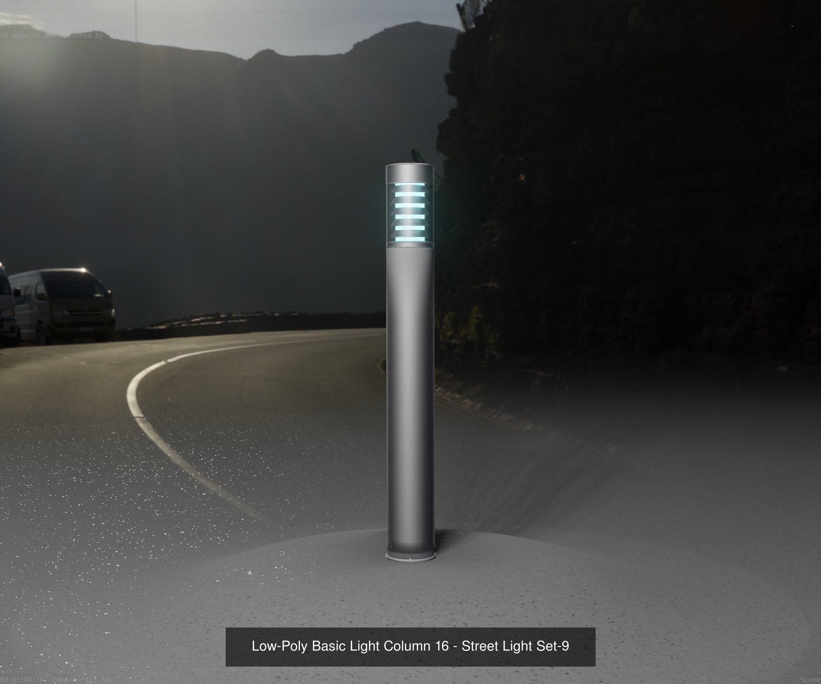 Street-Lights -9- Full Package 3D Model Collection_28