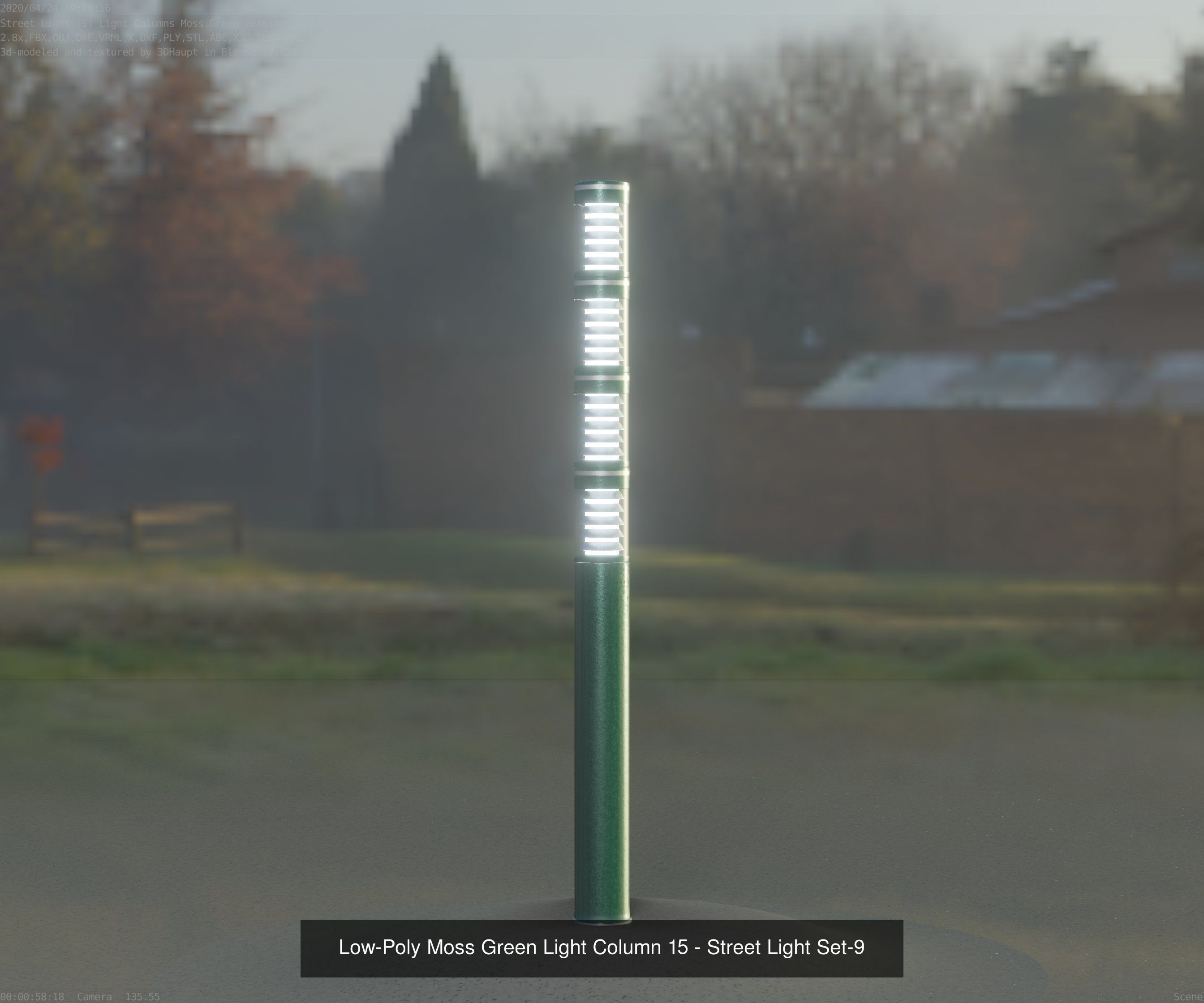 Street-Lights -9- Full Package 3D Model Collection_87