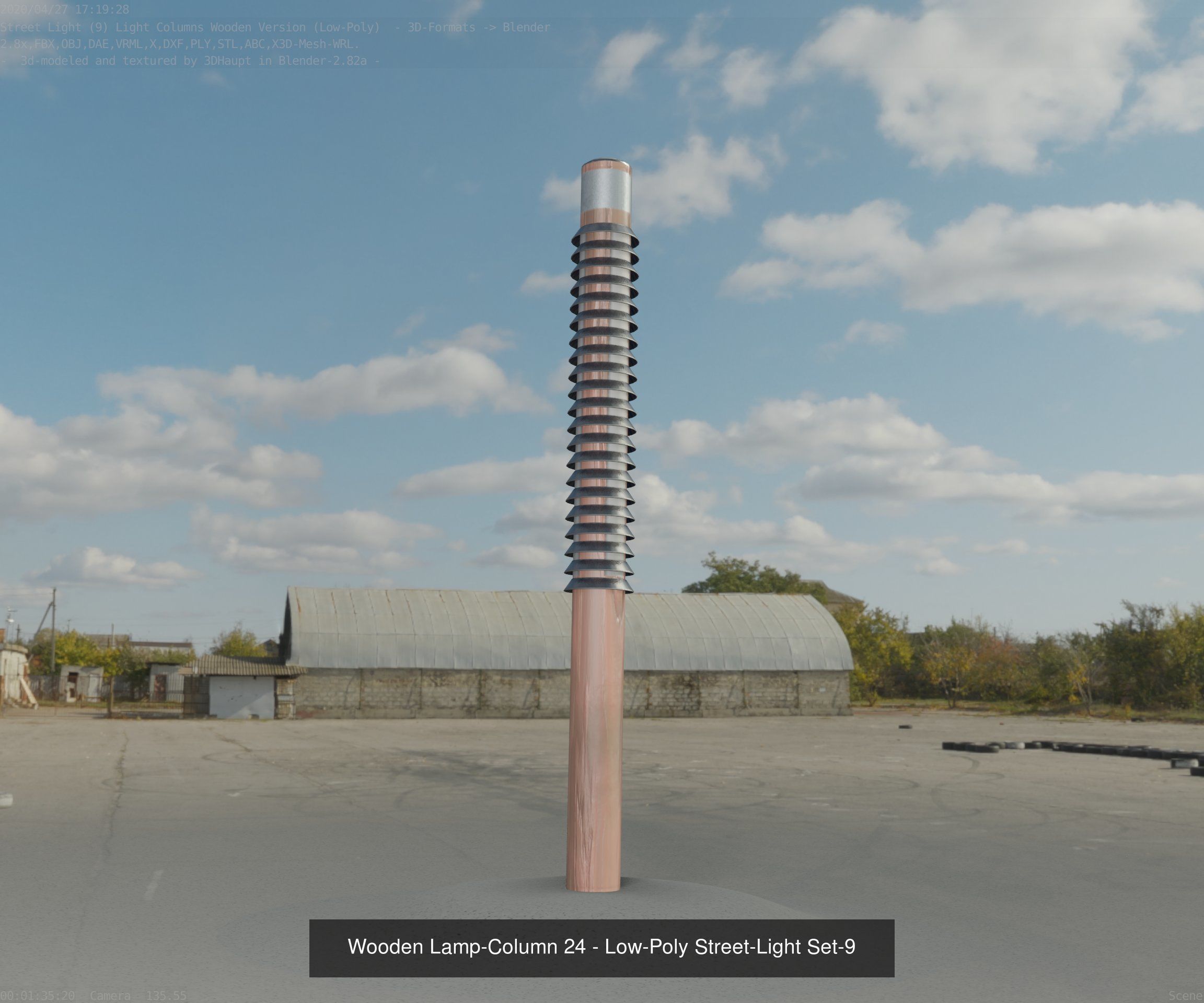 Street-Lights -9- Full Package 3D Model Collection_127