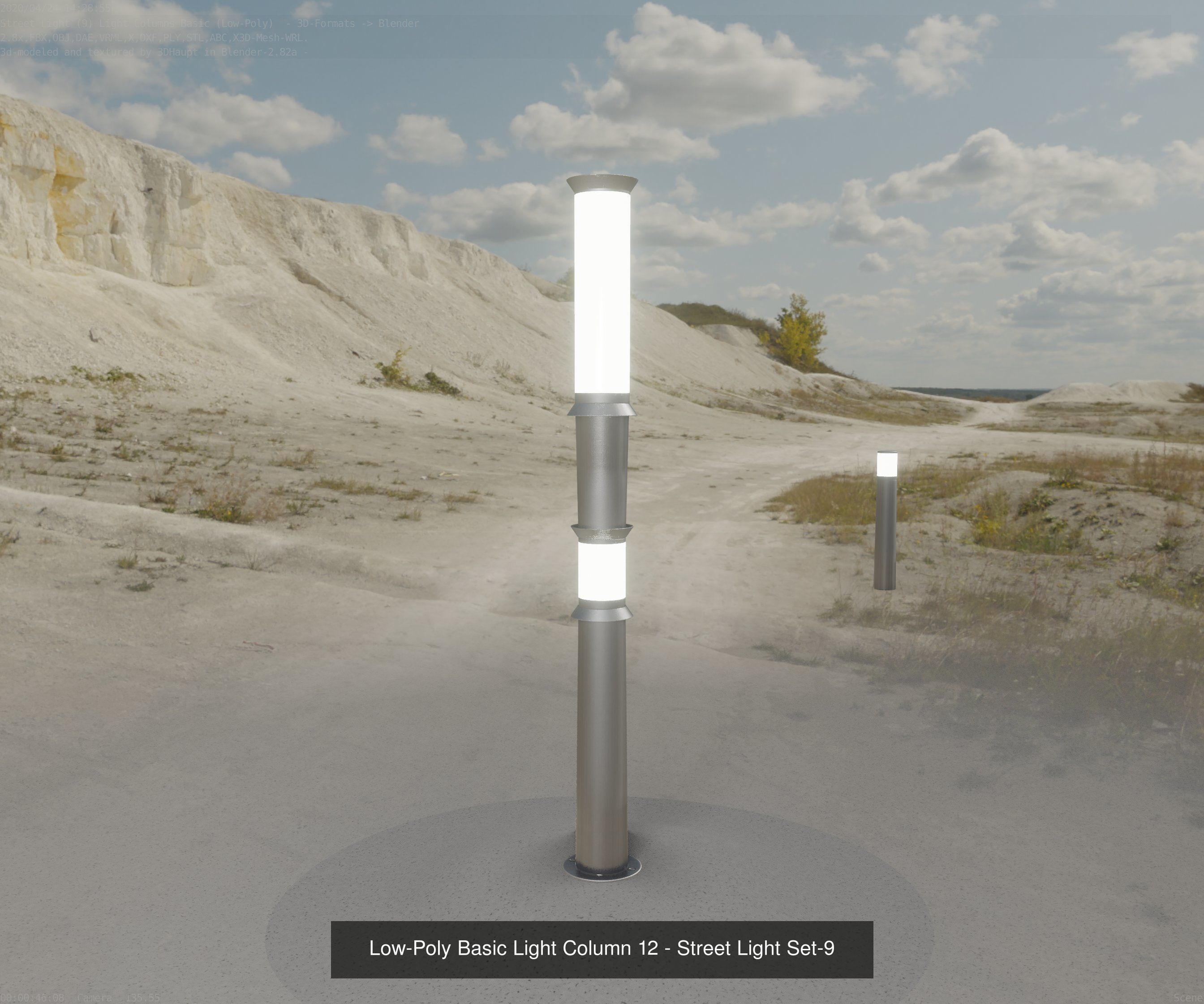 Street-Lights -9- Full Package 3D Model Collection_24