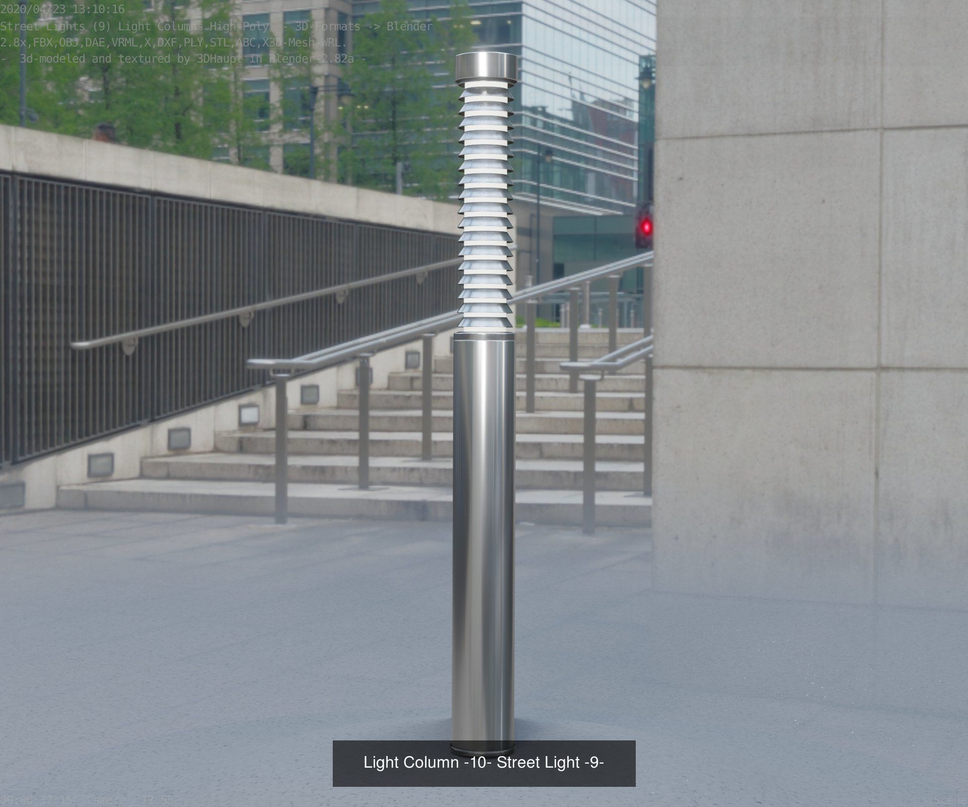 Street-Lights -9- Full Package 3D Model Collection_13