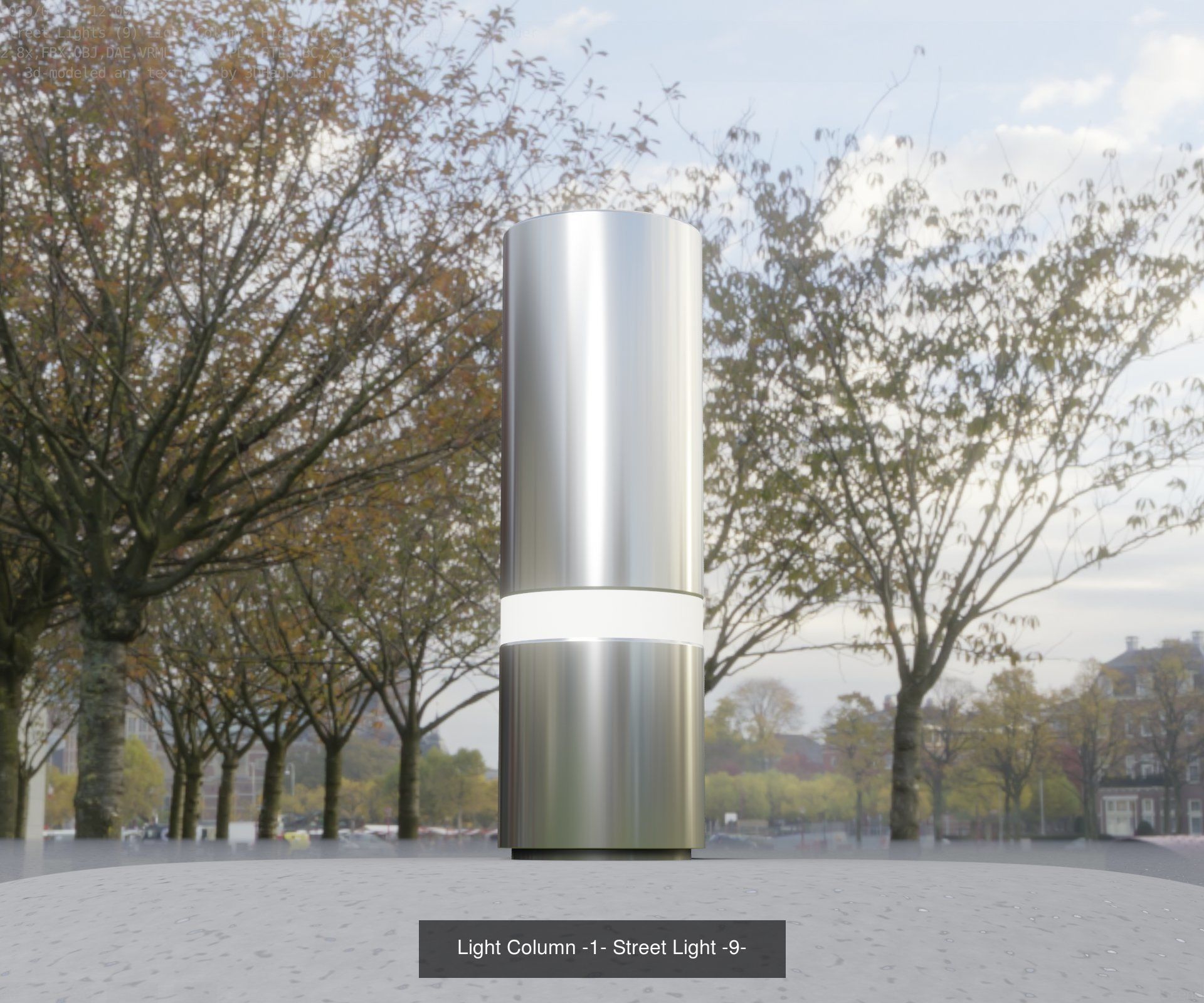 Street-Lights -9- Full Package 3D Model Collection_12