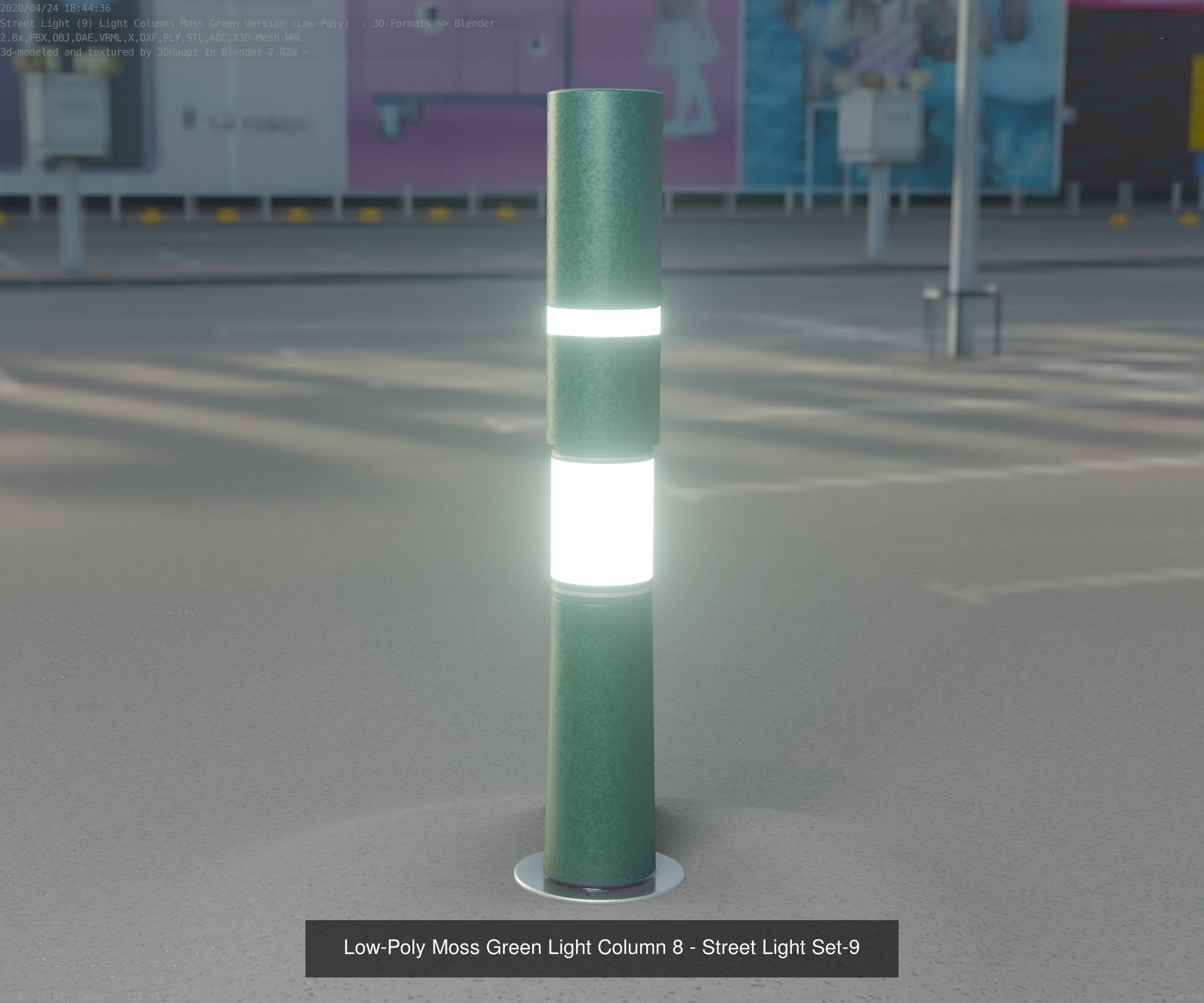 Street-Lights -9- Full Package 3D Model Collection_110