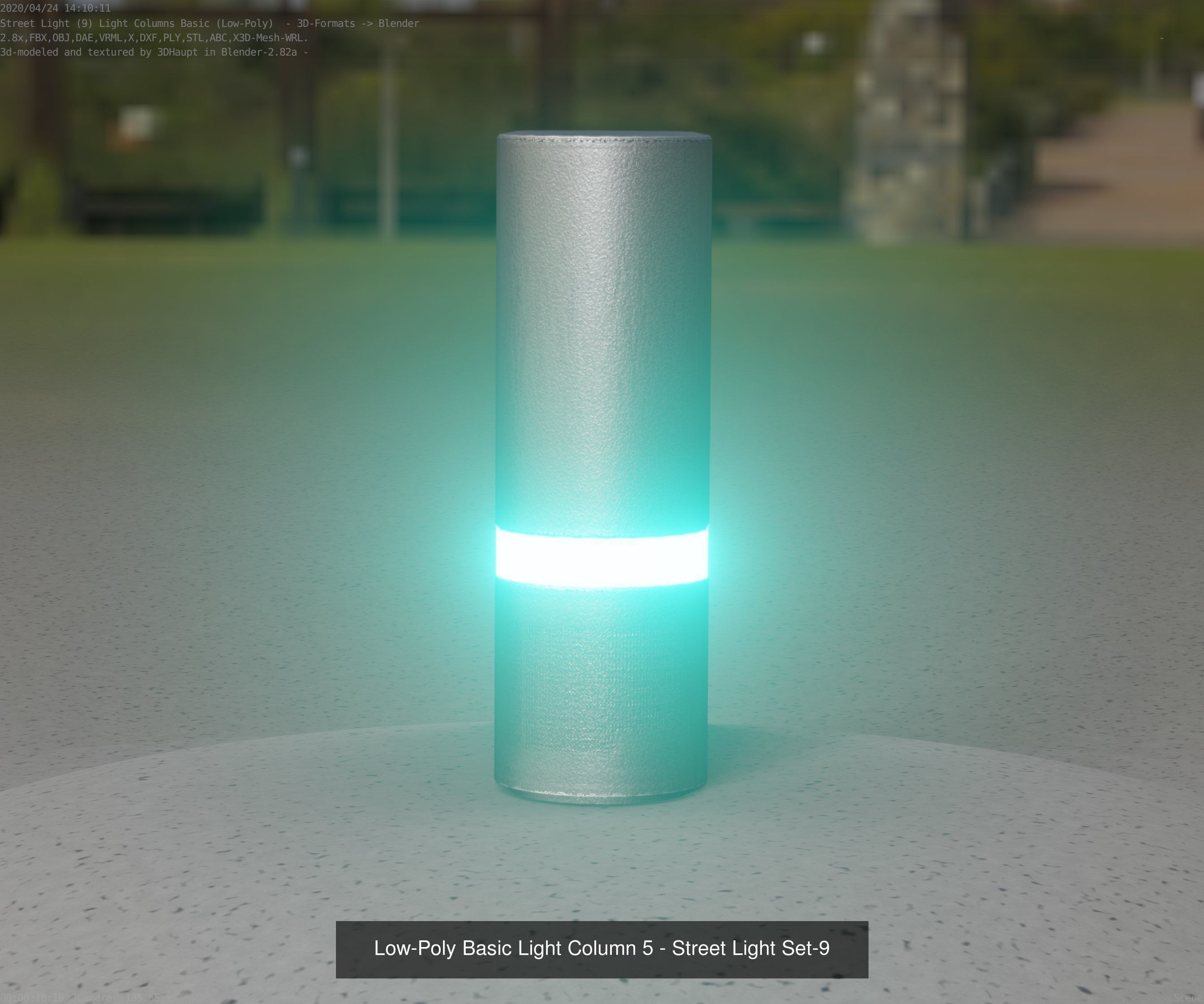 Street-Lights -9- Full Package 3D Model Collection_46