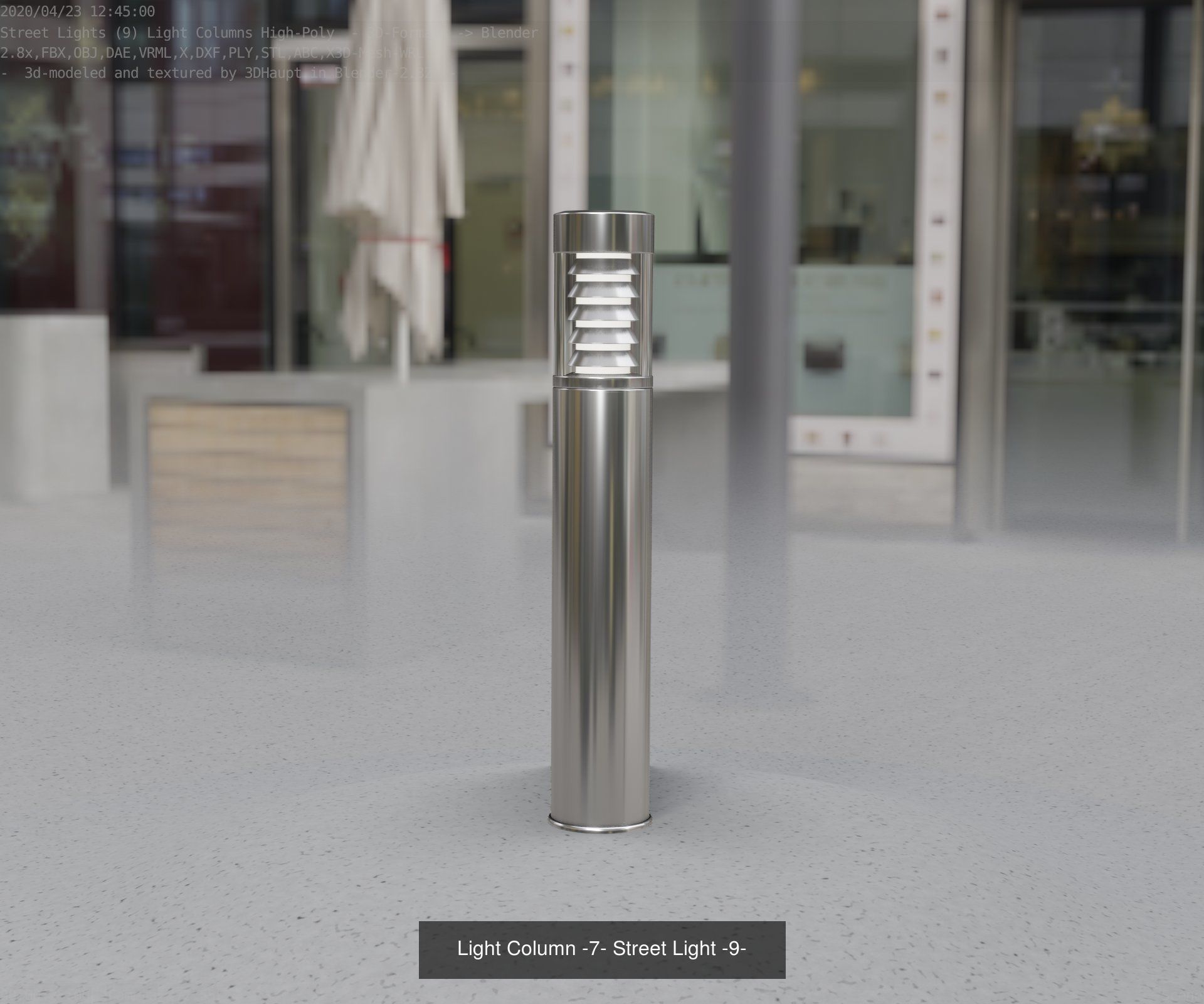 Street-Lights -9- Full Package 3D Model Collection_19