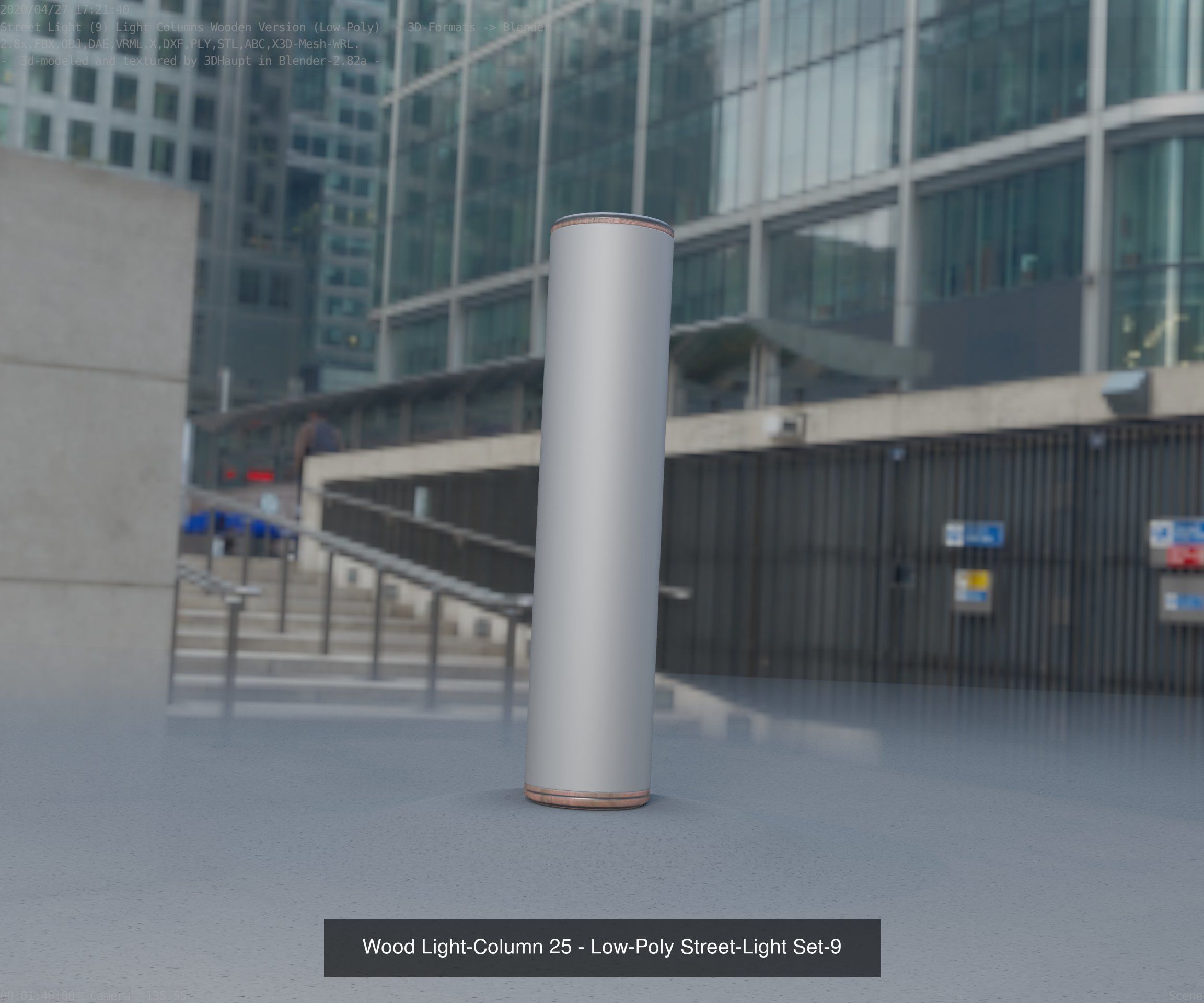 Street-Lights -9- Full Package 3D Model Collection_128