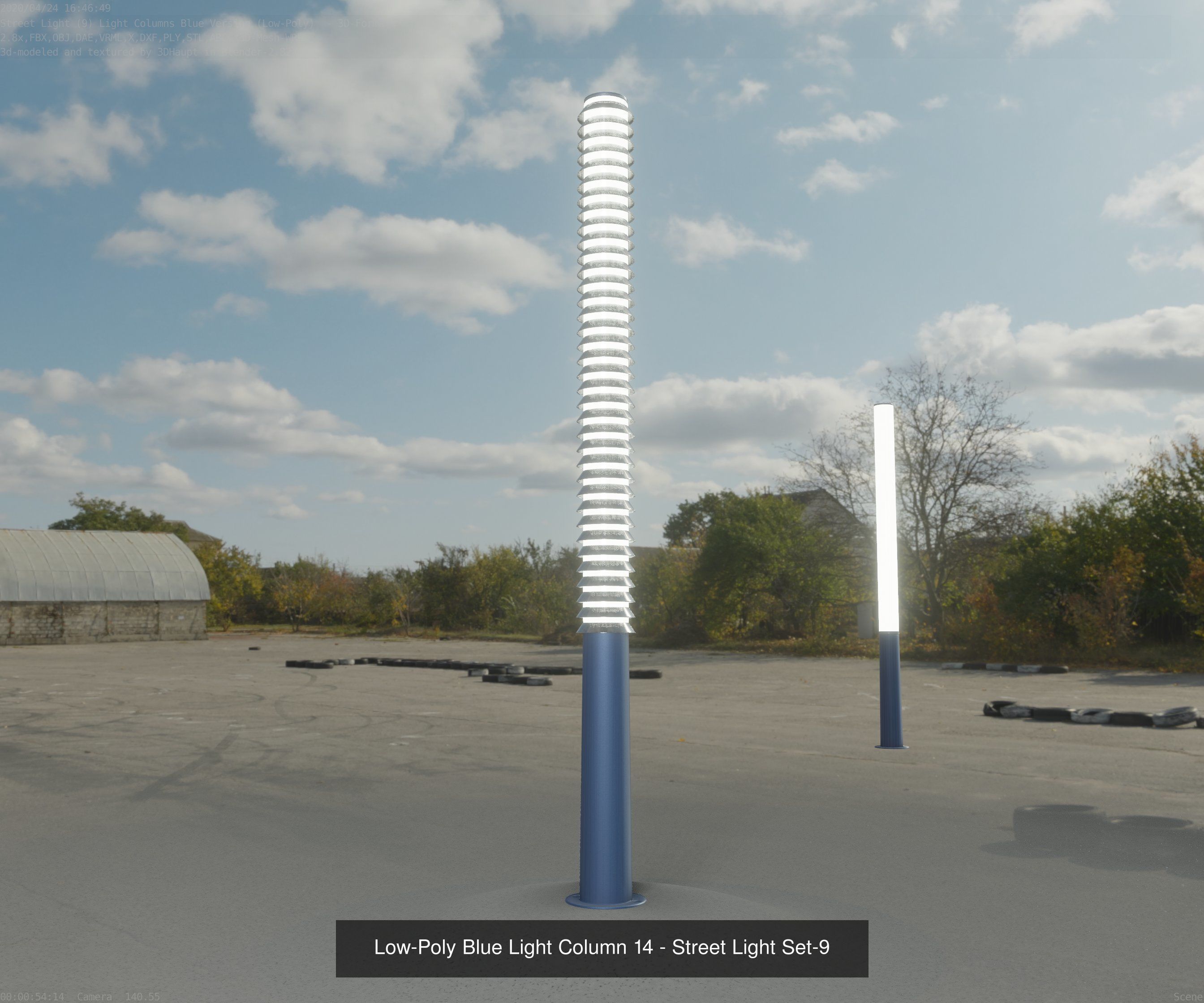 Street-Lights -9- Full Package 3D Model Collection_55