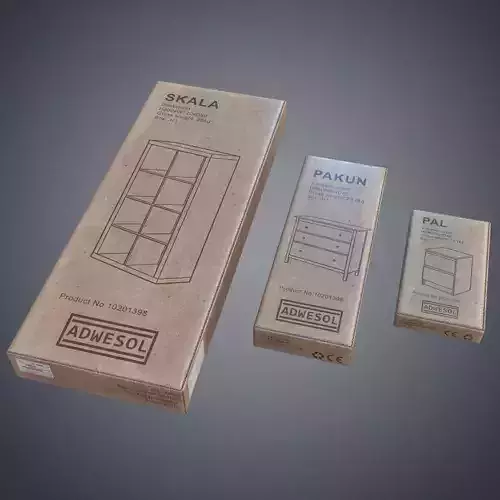 Furniture product boxes