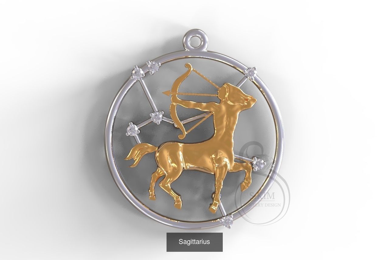 Zodiac constellation 3D Model Collection_12