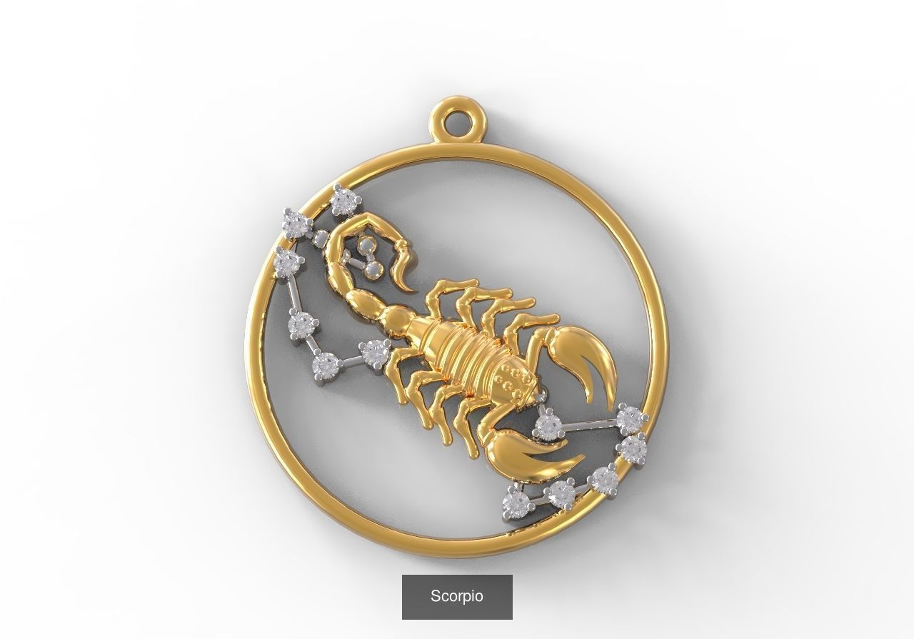 Zodiac constellation 3D Model Collection_3