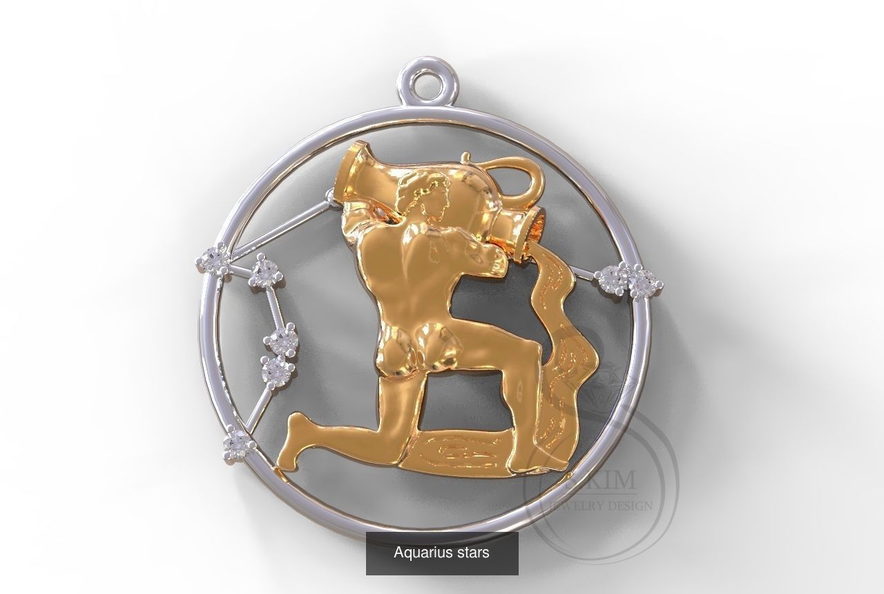 Zodiac constellation 3D Model Collection_13