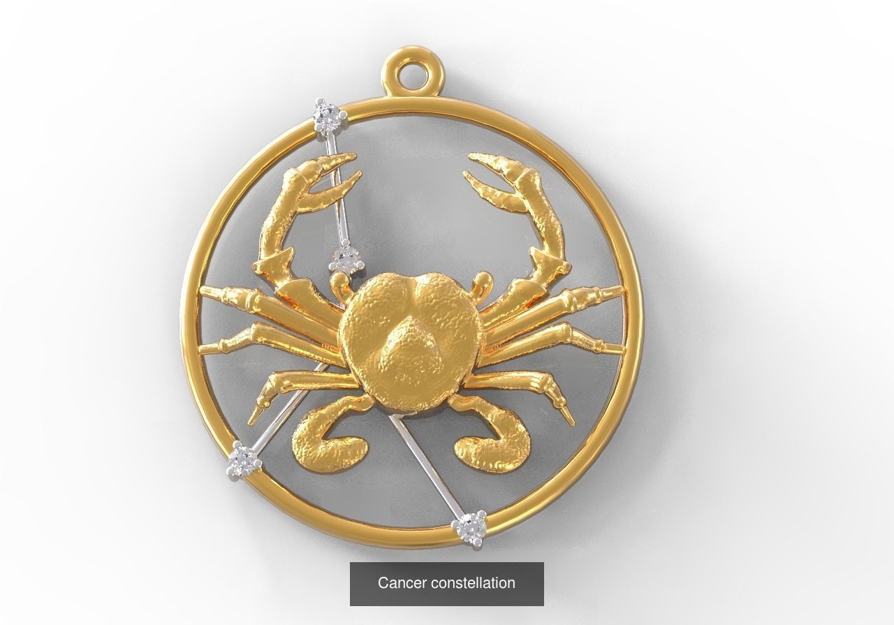 Zodiac constellation 3D Model Collection_4