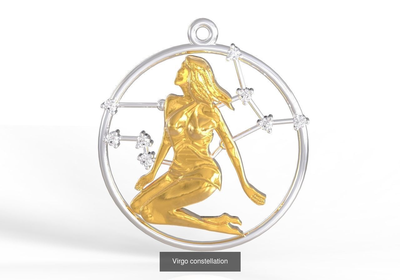 Zodiac constellation 3D Model Collection_8