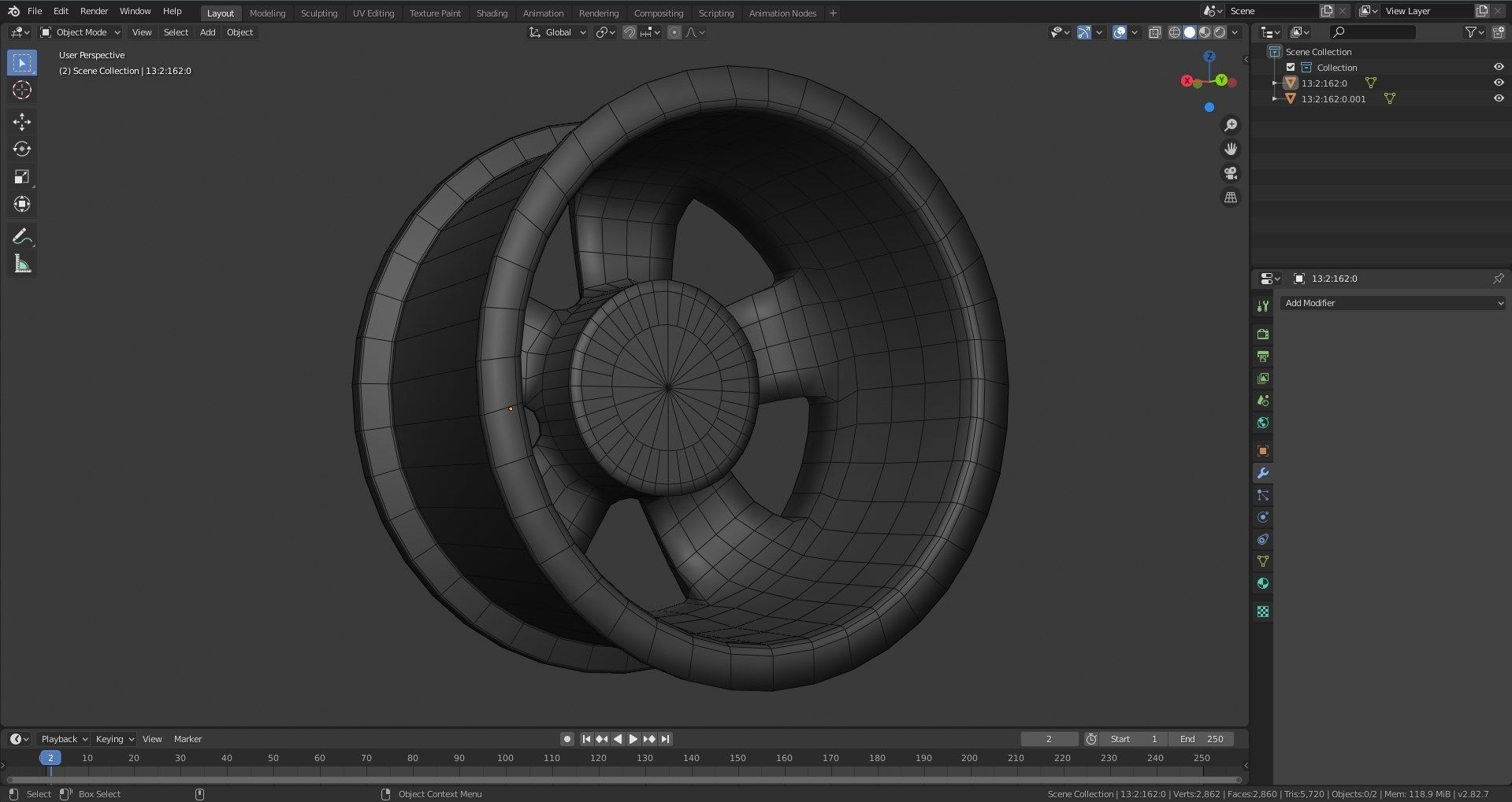 Car rim for tire 3D model | CGTrader