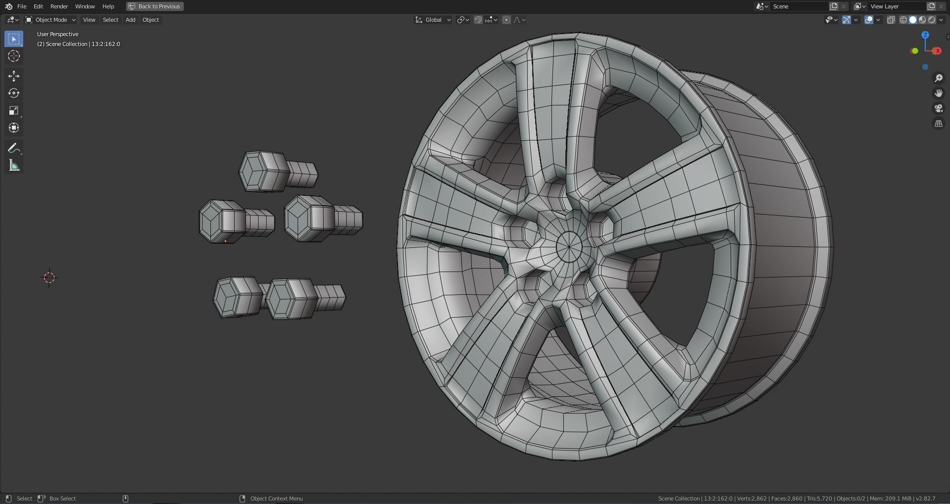 Car rim for tire 3D model | CGTrader