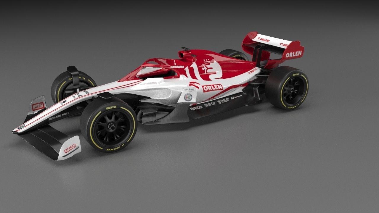 f1 alfa romeo 2021 2022 2023 concept 3D model_7
