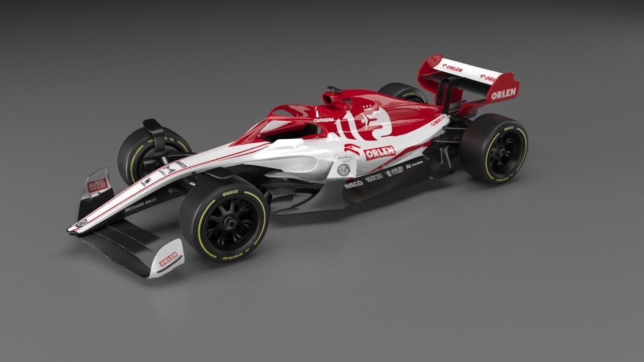f1 alfa romeo 2021 2022 2023 concept 3D model_6