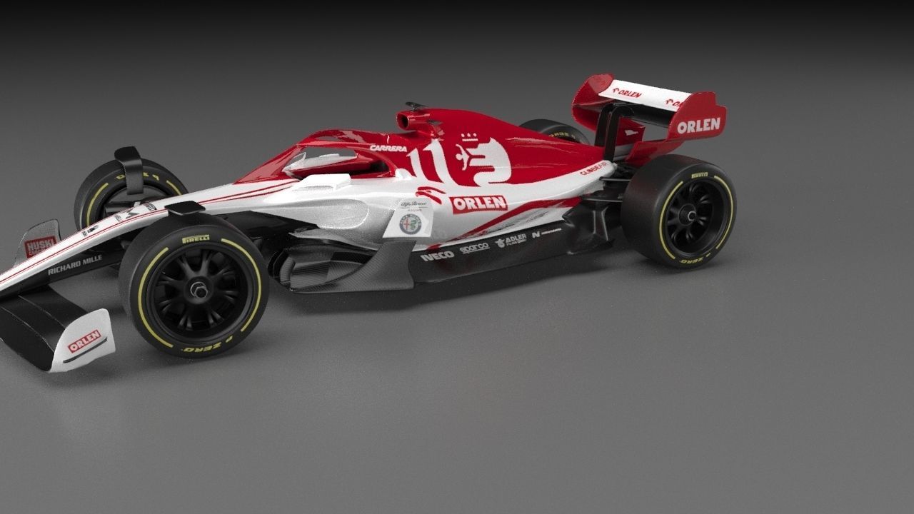 f1 alfa romeo 2021 2022 2023 concept 3D model_8