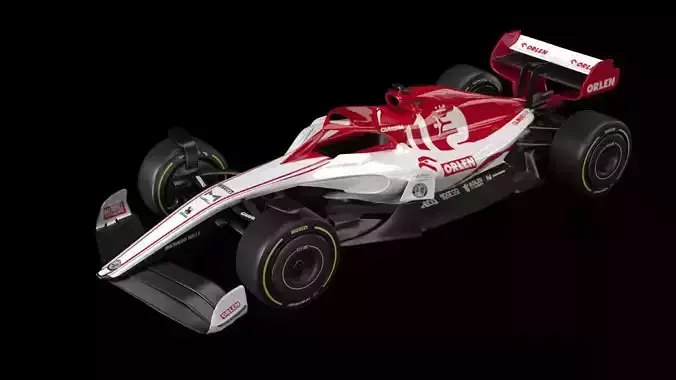 f1 alfa romeo 2021 2022 2023 concept 3D model