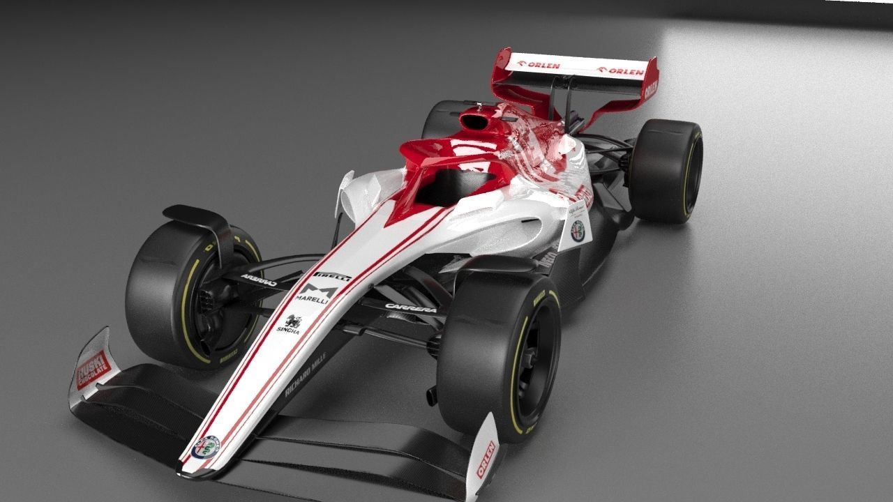 f1 alfa romeo 2021 2022 2023 concept 3D model_35