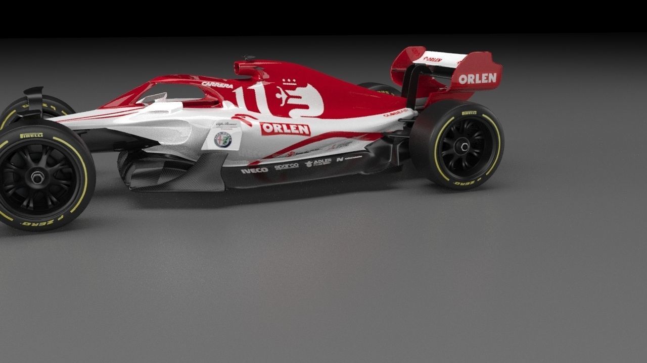 f1 alfa romeo 2021 2022 2023 concept 3D model_10