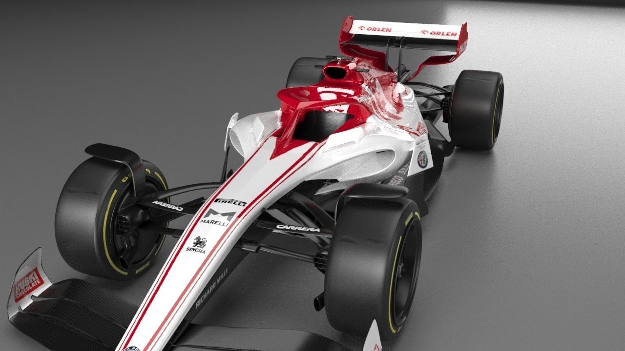 f1 alfa romeo 2021 2022 2023 concept 3D model_34