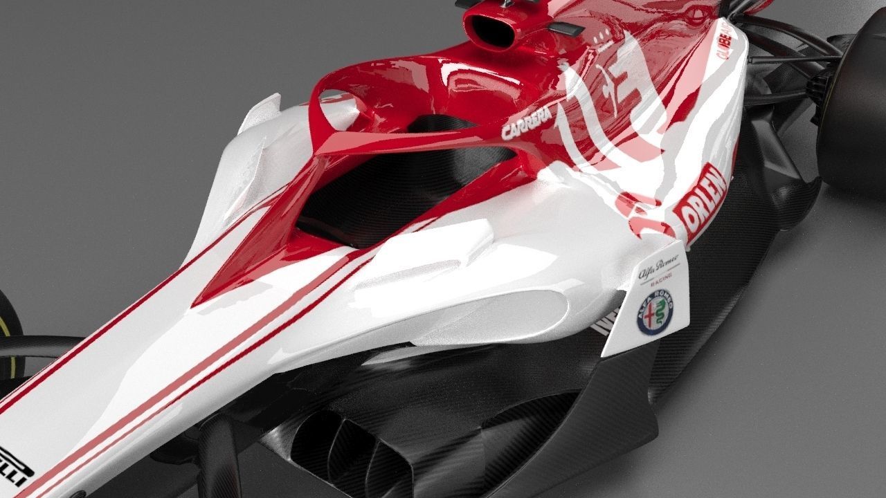 f1 alfa romeo 2021 2022 2023 concept 3D model_33