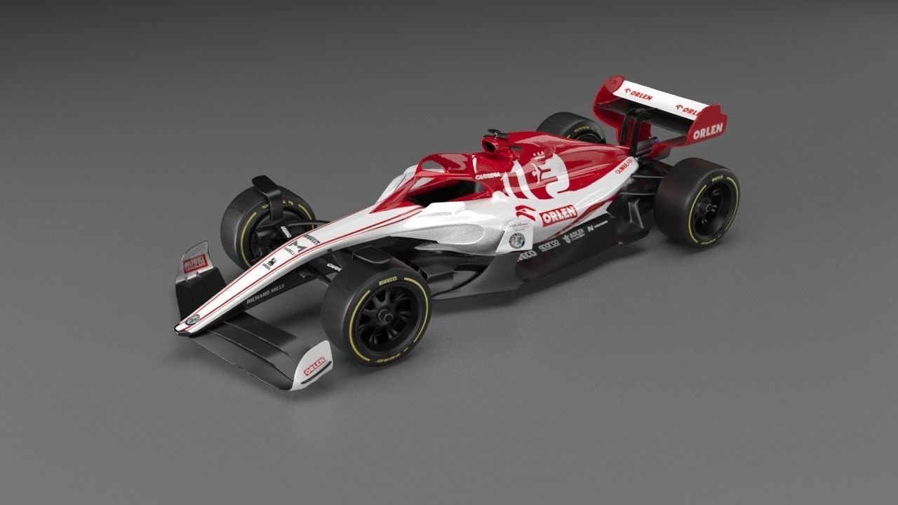 f1 alfa romeo 2021 2022 2023 concept 3D model_4