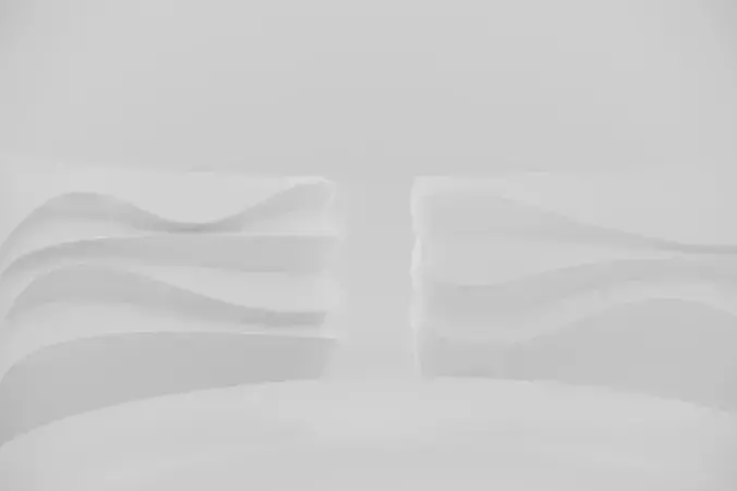 Wall waves decoration