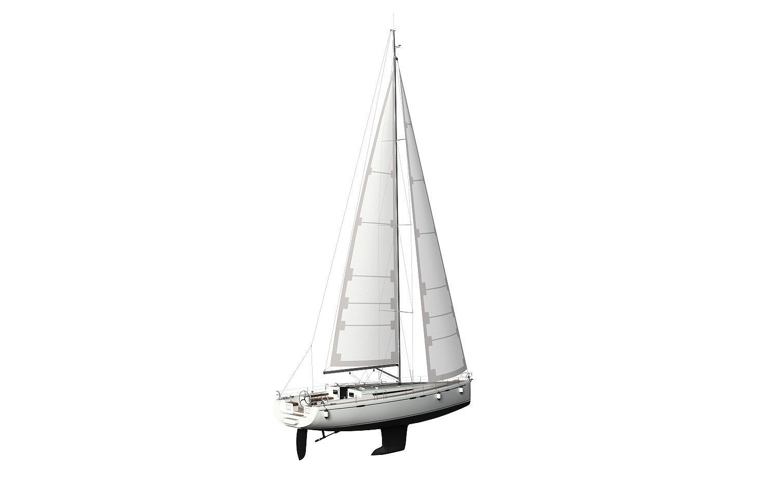 Sailboat 3D model_10