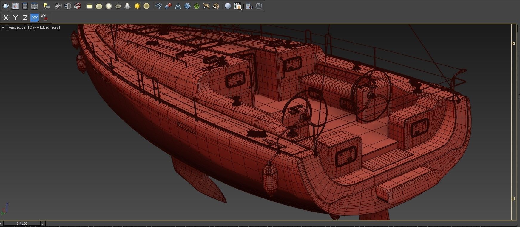 Sailboat 3D model_6