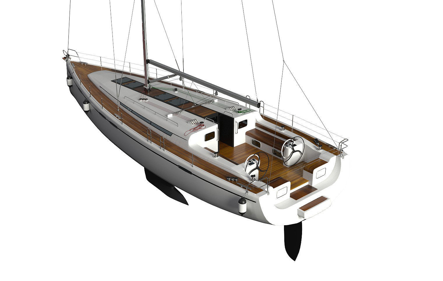 Sailboat 3D model_9