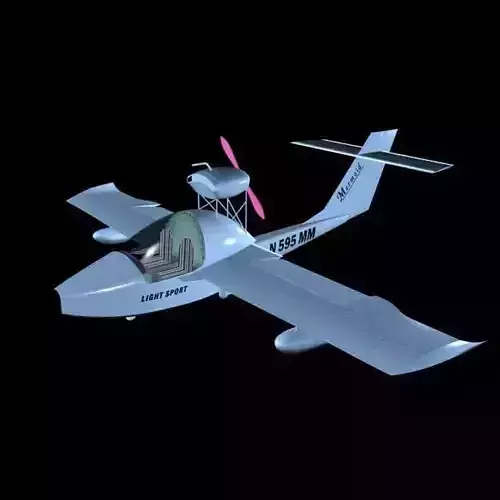 Mermaid Sport Aircraft 3D model